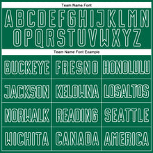 Load image into Gallery viewer, Custom Gold Kelly Green-White Sublimation Split Fashion Soccer Uniform Jersey