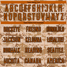 Load image into Gallery viewer, Custom Camo Texas Orange-Brown Sublimation Salute To Service Soccer Uniform Jersey