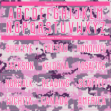 Load image into Gallery viewer, Custom Camo Pink-White Sublimation Salute To Service Soccer Uniform Jersey