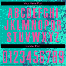 Load image into Gallery viewer, Custom Teal Pink-Royal Sublimation Soccer Uniform Jersey