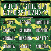 Load image into Gallery viewer, Custom Camo White-Kelly Green Sublimation Salute To Service Soccer Uniform Jersey