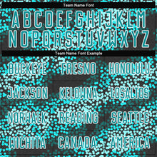 Load image into Gallery viewer, Custom Teal Teal-Black Sublimation Soccer Uniform Jersey