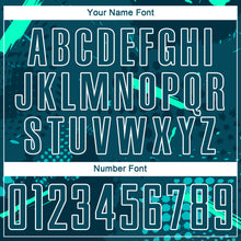 Load image into Gallery viewer, Custom Green Green-Teal Sublimation Soccer Uniform Jersey