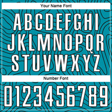 Load image into Gallery viewer, Custom Teal White-Black Sublimation Soccer Uniform Jersey