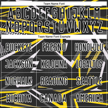 Load image into Gallery viewer, Custom Black Black-Gold Sublimation Soccer Uniform Jersey