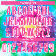 Load image into Gallery viewer, Custom Tie Dye Pink-White Sublimation Soccer Uniform Jersey