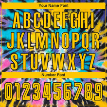 Load image into Gallery viewer, Custom Tie Dye Gold-Black Sublimation Soccer Uniform Jersey