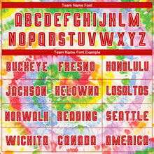 Load image into Gallery viewer, Custom Tie Dye Red-White Sublimation Soccer Uniform Jersey