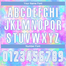 Load image into Gallery viewer, Custom Tie Dye White-Light Blue Sublimation Soccer Uniform Jersey