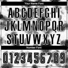 Load image into Gallery viewer, Custom Tie Dye Black-White Sublimation Soccer Uniform Jersey