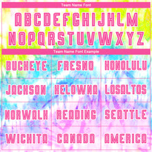 Load image into Gallery viewer, Custom Tie Dye Pink-White Sublimation Soccer Uniform Jersey