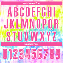 Load image into Gallery viewer, Custom Tie Dye Pink-White Sublimation Soccer Uniform Jersey