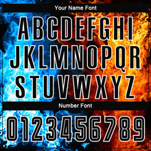 Load image into Gallery viewer, Custom Figure Black-White Flame Sublimation Soccer Uniform Jersey