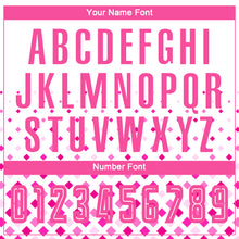 Load image into Gallery viewer, Custom White Pink Sublimation Soccer Uniform Jersey