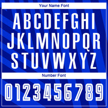 Load image into Gallery viewer, Custom Royal White-Navy Sublimation Soccer Uniform Jersey