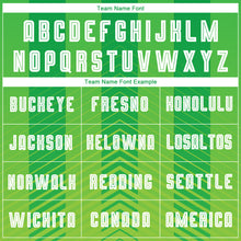 Load image into Gallery viewer, Custom Neon Green White-Kelly Green Sublimation Soccer Uniform Jersey