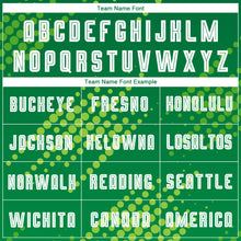 Load image into Gallery viewer, Custom Neon Green White-Kelly Green Sublimation Soccer Uniform Jersey