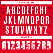 Load image into Gallery viewer, Custom Red White Away Sublimation Soccer Uniform Jersey