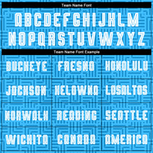 Load image into Gallery viewer, Custom Light Blue White Home Sublimation Soccer Uniform Jersey