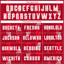 Load image into Gallery viewer, Custom Red White Home Sublimation Soccer Uniform Jersey