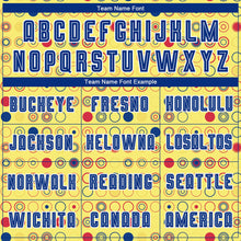 Load image into Gallery viewer, Custom Gold Royal-White Away Sublimation Soccer Uniform Jersey