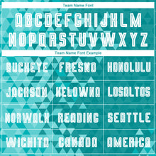 Load image into Gallery viewer, Custom Teal White Third Sublimation Soccer Uniform Jersey