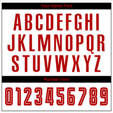 Load image into Gallery viewer, Custom White Red-Black Sublimation Fade Fashion Soccer Uniform Jersey