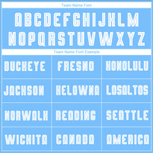 Load image into Gallery viewer, Custom Powder Blue White-Black Sublimation Fade Fashion Soccer Uniform Jersey