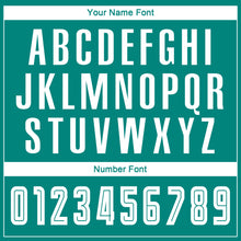 Load image into Gallery viewer, Custom Aqua White-Black Sublimation Fade Fashion Soccer Uniform Jersey