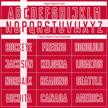 Load image into Gallery viewer, Custom Red Red-White Sublimation Danish Flag Soccer Uniform Jersey