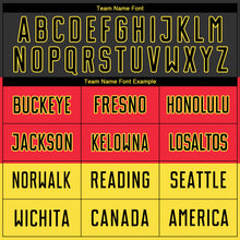 Load image into Gallery viewer, Custom Red Black-Gold Sublimation German Flag Soccer Uniform Jersey