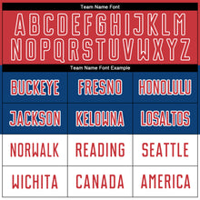 Load image into Gallery viewer, Custom Royal Red-White Sublimation Serbian Flag Soccer Uniform Jersey