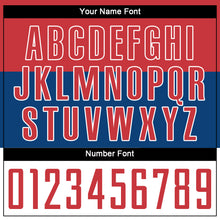 Load image into Gallery viewer, Custom Royal Red-White Sublimation Serbian Flag Soccer Uniform Jersey