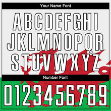 Load image into Gallery viewer, Custom Green White Red-Black Sublimation Welsh Flag Soccer Uniform Jersey
