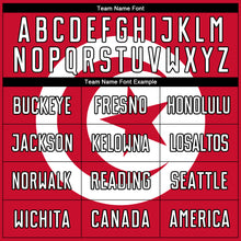 Load image into Gallery viewer, Custom Red White-Black Sublimation Tunisian Flag Soccer Uniform Jersey