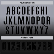 Load image into Gallery viewer, Custom Gray Black Sublimation Long Sleeve Fade Fashion Soccer Uniform Jersey