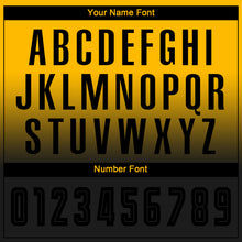 Load image into Gallery viewer, Custom Gold Black Sublimation Long Sleeve Fade Fashion Soccer Uniform Jersey