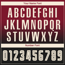 Load image into Gallery viewer, Custom Crimson Cream-Black Sublimation Long Sleeve Fade Fashion Soccer Uniform Jersey