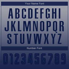 Load image into Gallery viewer, Custom Gray Navy Sublimation Long Sleeve Fade Fashion Soccer Uniform Jersey