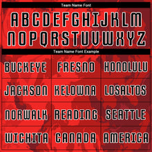 Load image into Gallery viewer, Custom Red Black-White Sublimation Soccer Uniform Jersey