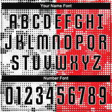 Load image into Gallery viewer, Custom Red Black-White Sublimation Soccer Uniform Jersey