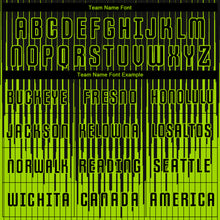 Load image into Gallery viewer, Custom Neon Green Black Sublimation Soccer Uniform Jersey