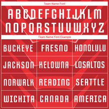 Load image into Gallery viewer, Custom Red White Sublimation Soccer Uniform Jersey