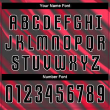 Load image into Gallery viewer, Custom Red Black-White Sublimation Soccer Uniform Jersey