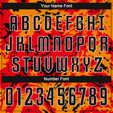 Load image into Gallery viewer, Custom Red Black-Gold Sublimation Soccer Uniform Jersey