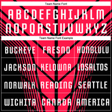 Load image into Gallery viewer, Custom Red White-Black Sublimation Soccer Uniform Jersey