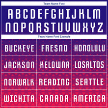Load image into Gallery viewer, Custom Purple White-Hot Pink Sublimation Soccer Uniform Jersey