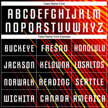 Load image into Gallery viewer, Custom Red White Black-Gold Sublimation Soccer Uniform Jersey