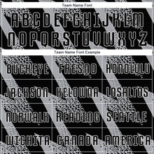 Load image into Gallery viewer, Custom Gray Black-White Sublimation Soccer Uniform Jersey