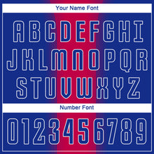 Load image into Gallery viewer, Custom Red Royal-White Sublimation Soccer Uniform Jersey